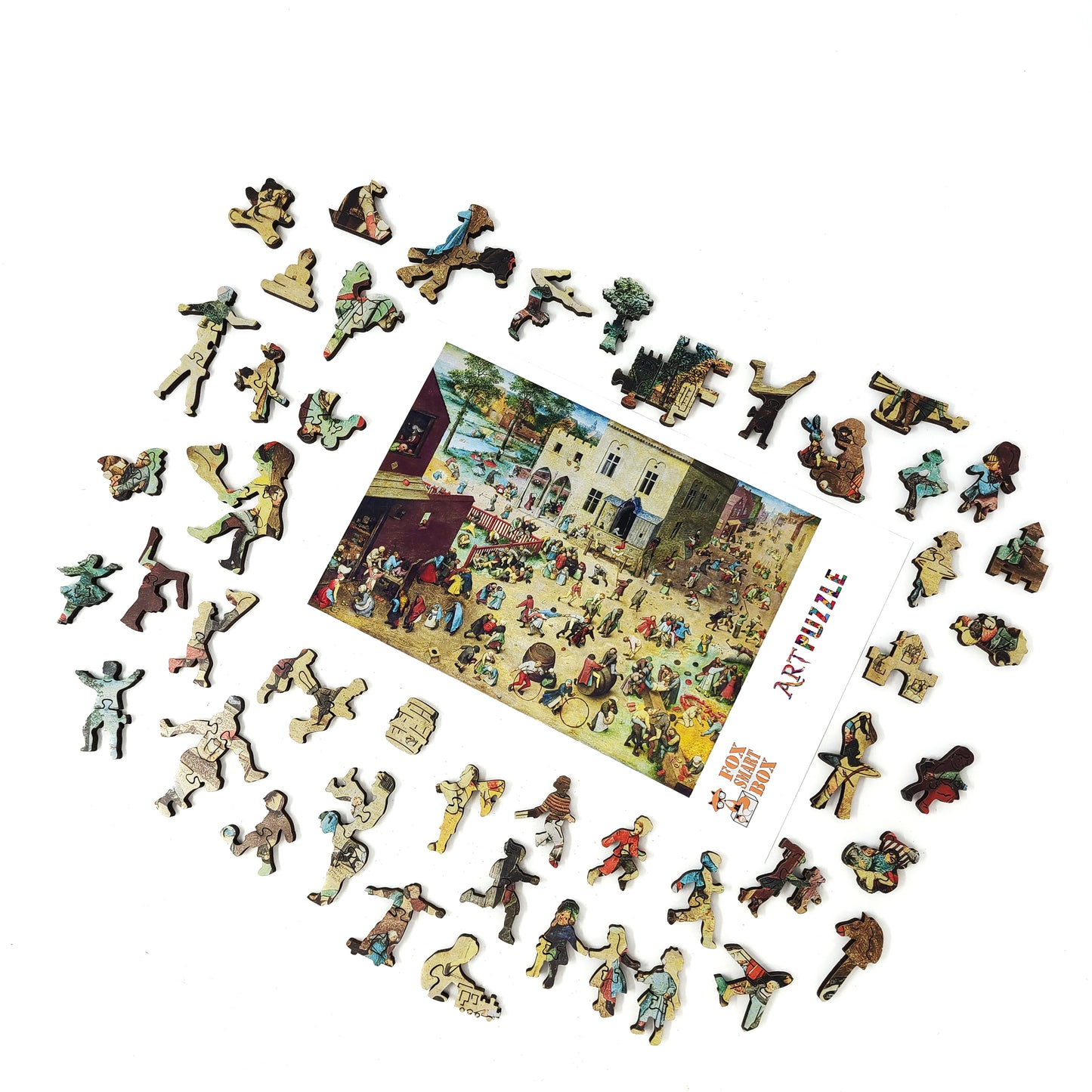 Wooden Jigsaw Puzzle with Uniquely Shaped Pieces for Adults - 560 Pieces - Children's Games