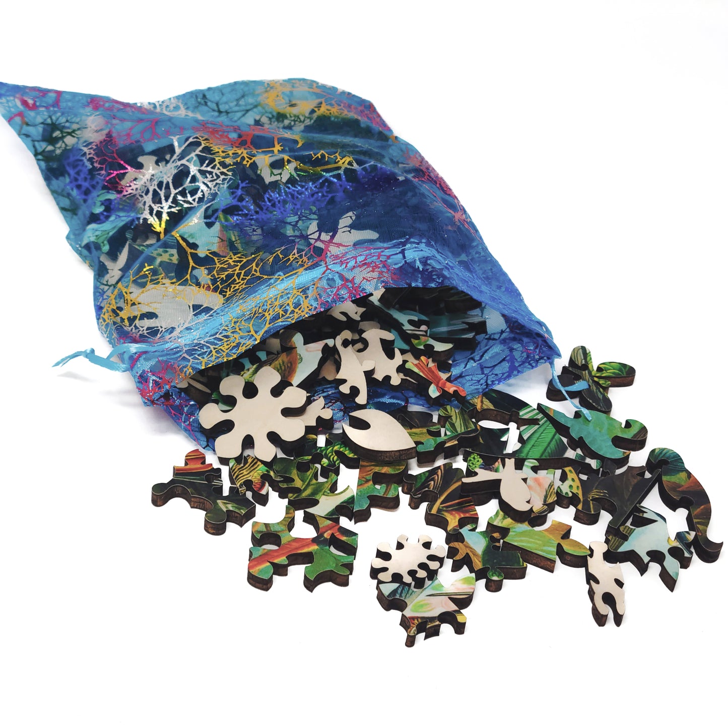 Wooden Jigsaw Puzzle with Uniquely Shaped Pieces for Adults - 145 Pieces - Hummingbirds