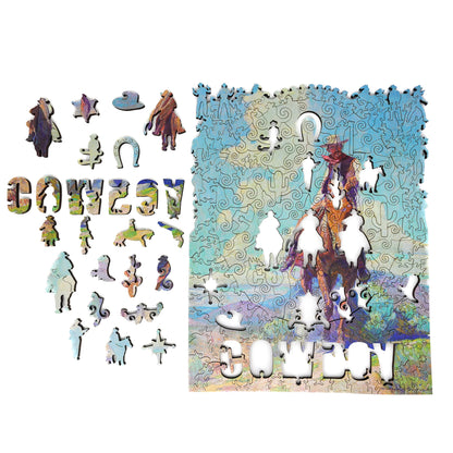 Large Format Wooden Jigsaw Puzzle with Uniquely Shaped Pieces for Seniors and Adults - 190 Pieces - The Trail Foreman