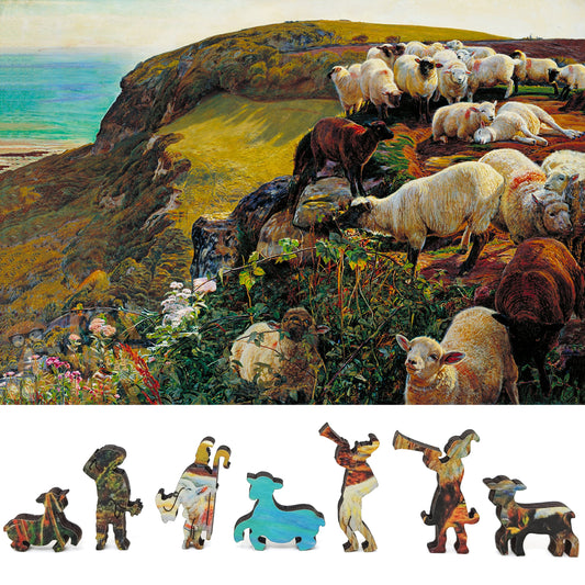 Wooden Jigsaw Puzzle with Uniquely Shaped Pieces for Adults - 300 Pieces - Our English Coasts