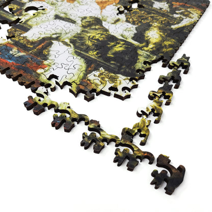 Wooden Jigsaw Puzzle with Uniquely Shaped Pieces for Adults - 350 Pieces - My Wife's Lovers