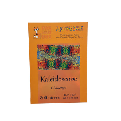 Wooden Jigsaw Puzzle with Uniquely Shaped Pieces for Adults - 300 Pieces - Challenge. Kaleidoscope