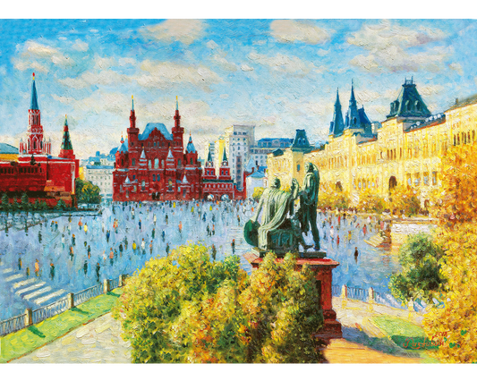 Davici - Unique Wooden Jigsaw Puzzle -150 pieces - Moscow 870 years