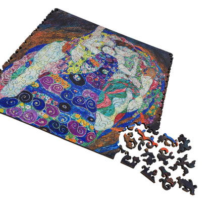 Wooden Jigsaw Puzzle for Adults - Uniquely Shaped Pieces - 242 Pieces - The Maiden