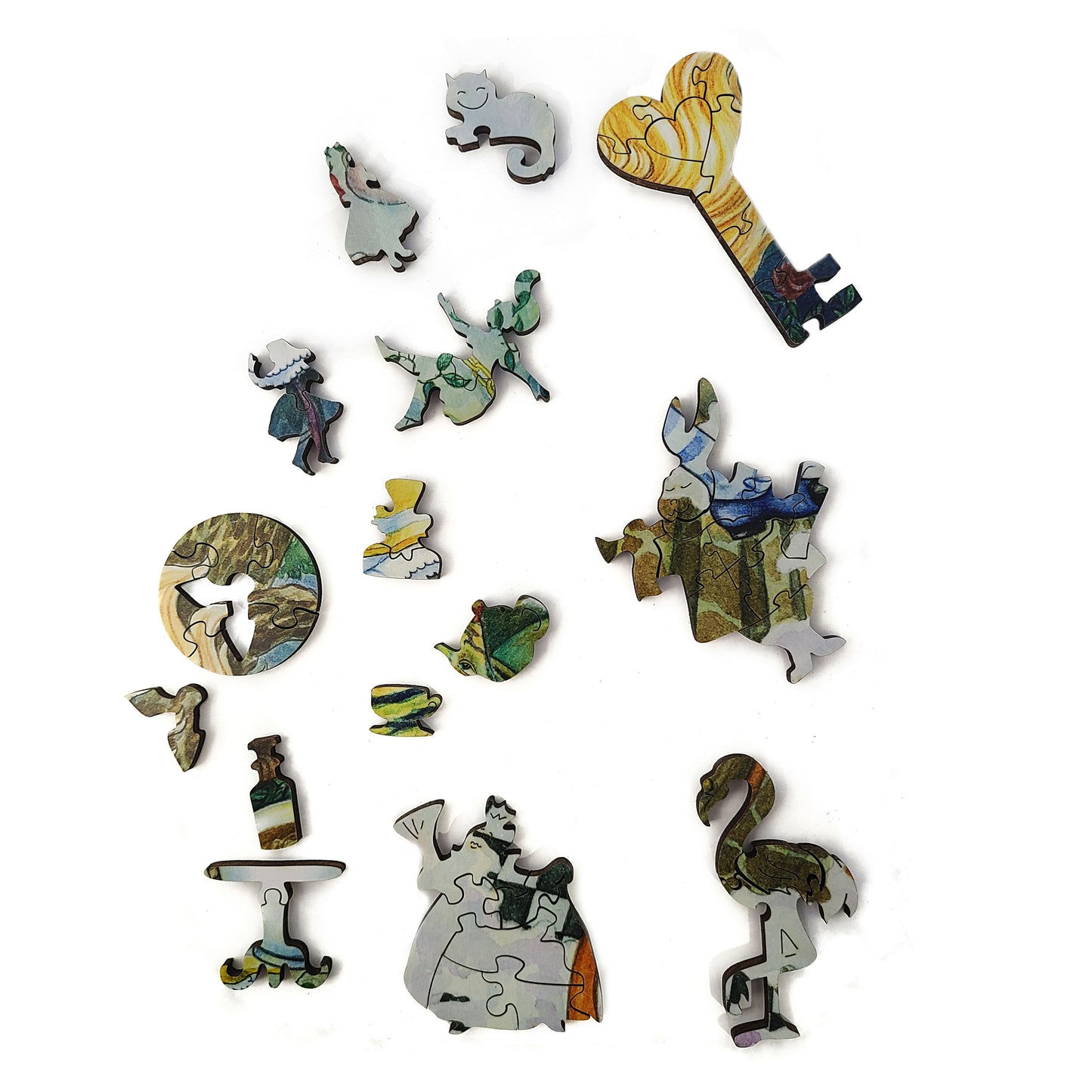 Rompecabezas de madera con piezas de formas únicas para adultos - 439 piezas - Alice's Fantasies
