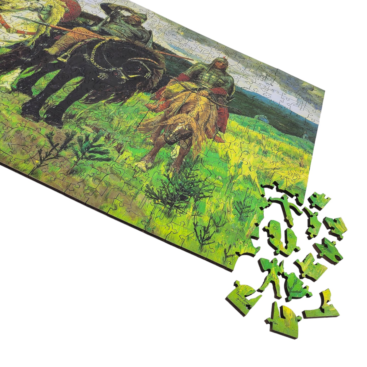 Wooden Jigsaw Puzzle for Adults - Uniquely Shaped Pieces - 422 Pieces - Heroes