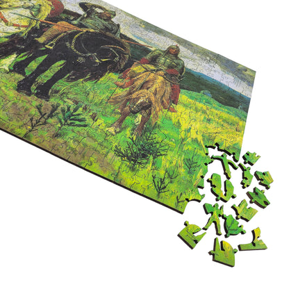 Wooden Jigsaw Puzzle for Adults - Uniquely Shaped Pieces - 422 Pieces - Heroes