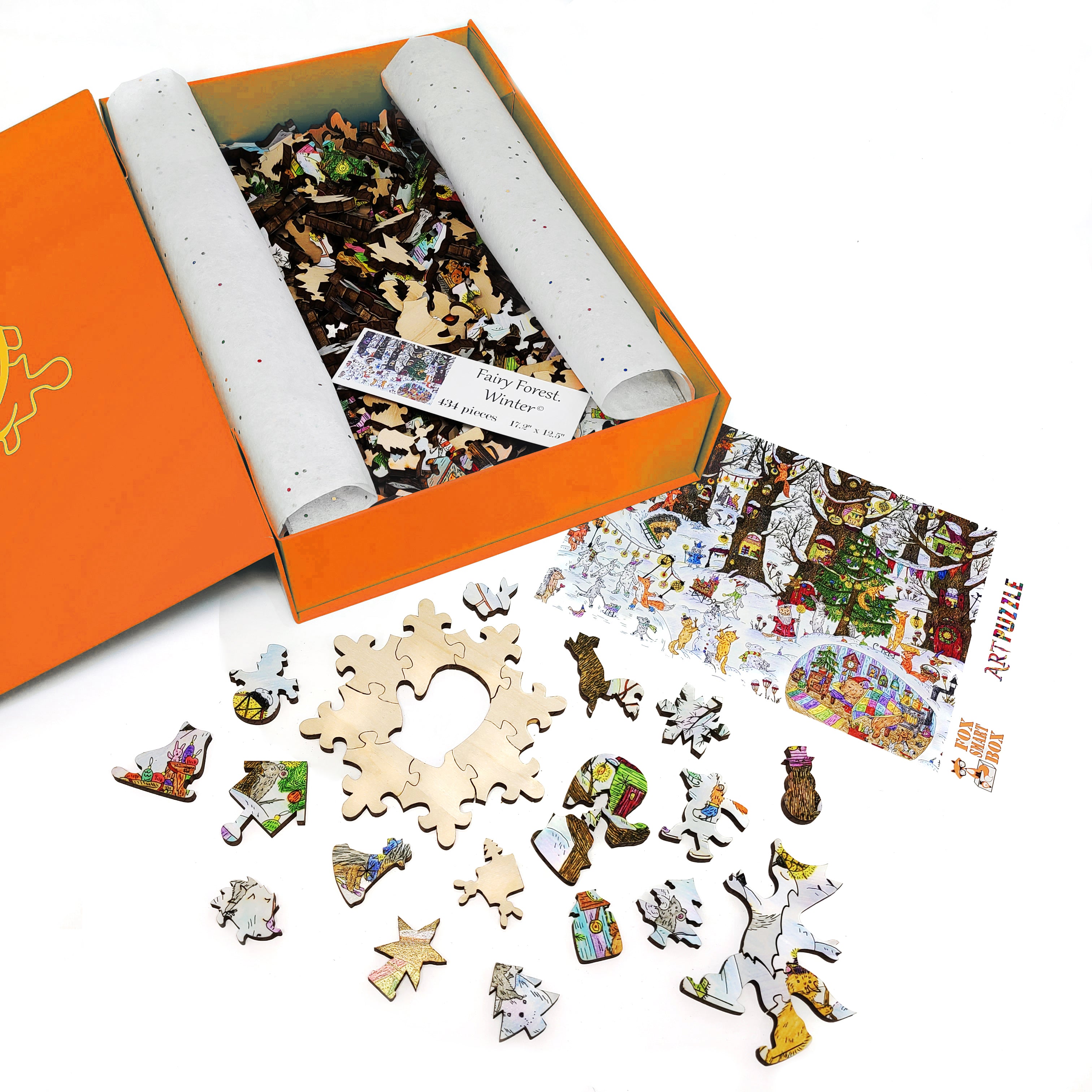 Wooden Jigsaw Puzzle for Adults Special Shaped by FoxSmartBox 