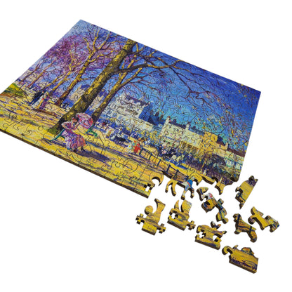 Wooden Jigsaw Puzzle for Adults - Uniquely Shaped Pieces - 172 Pieces - Hyde Park