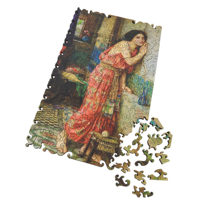 Wooden Jigsaw Puzzle for Adults - Uniquely Shaped Pieces - 220 Pieces - Thisbe