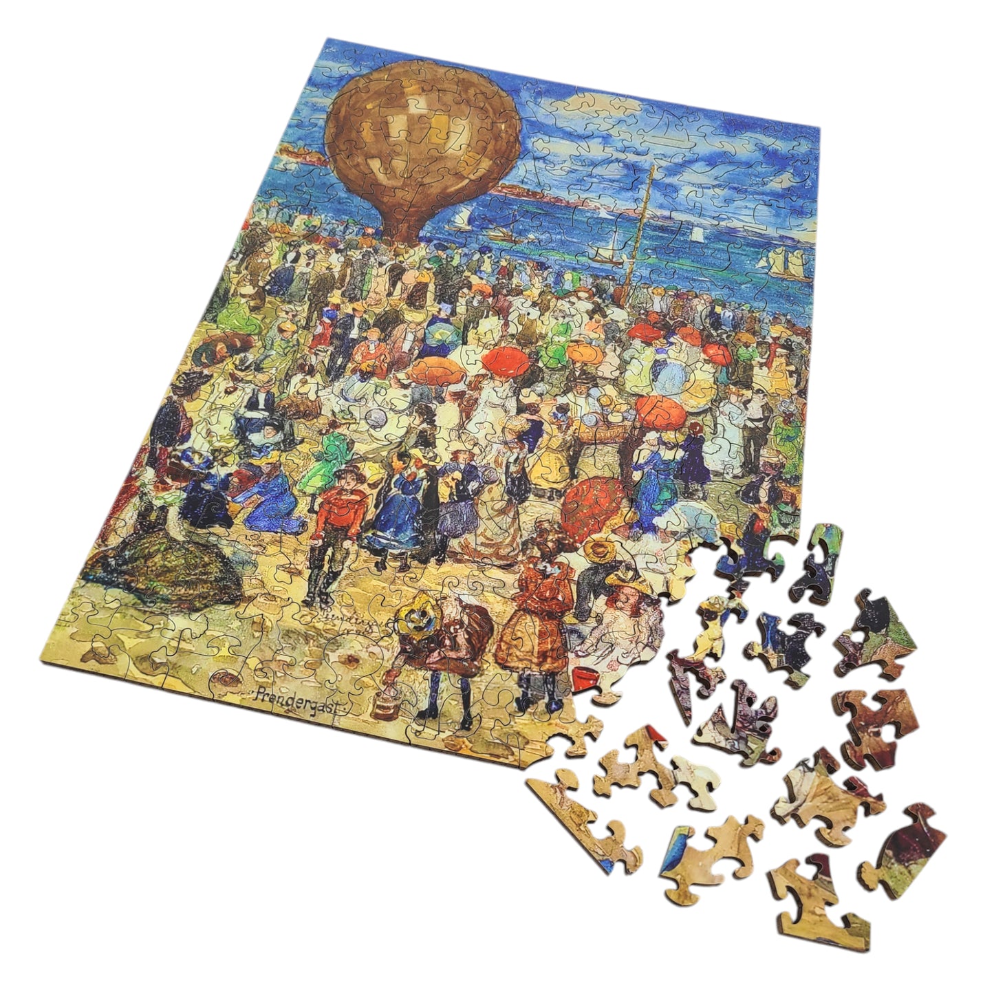 Wooden Jigsaw Puzzle for Adults - Uniquely Shaped Pieces - 210 Pieces - The Balloon