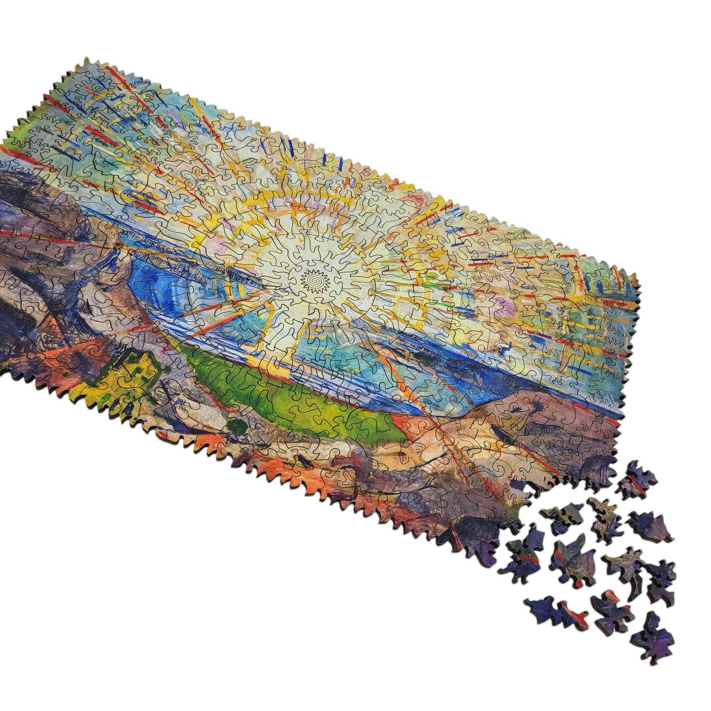 Wooden Jigsaw Puzzle for Adults - Uniquely Shaped Pieces - 323 Pieces - The Sun