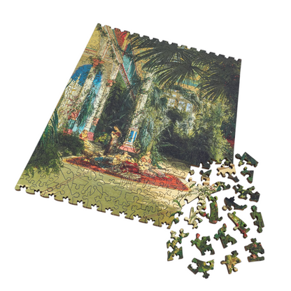 Wooden Jigsaw Puzzle for Adults - Uniquely Shaped Pieces - 282 Pieces - Palm House