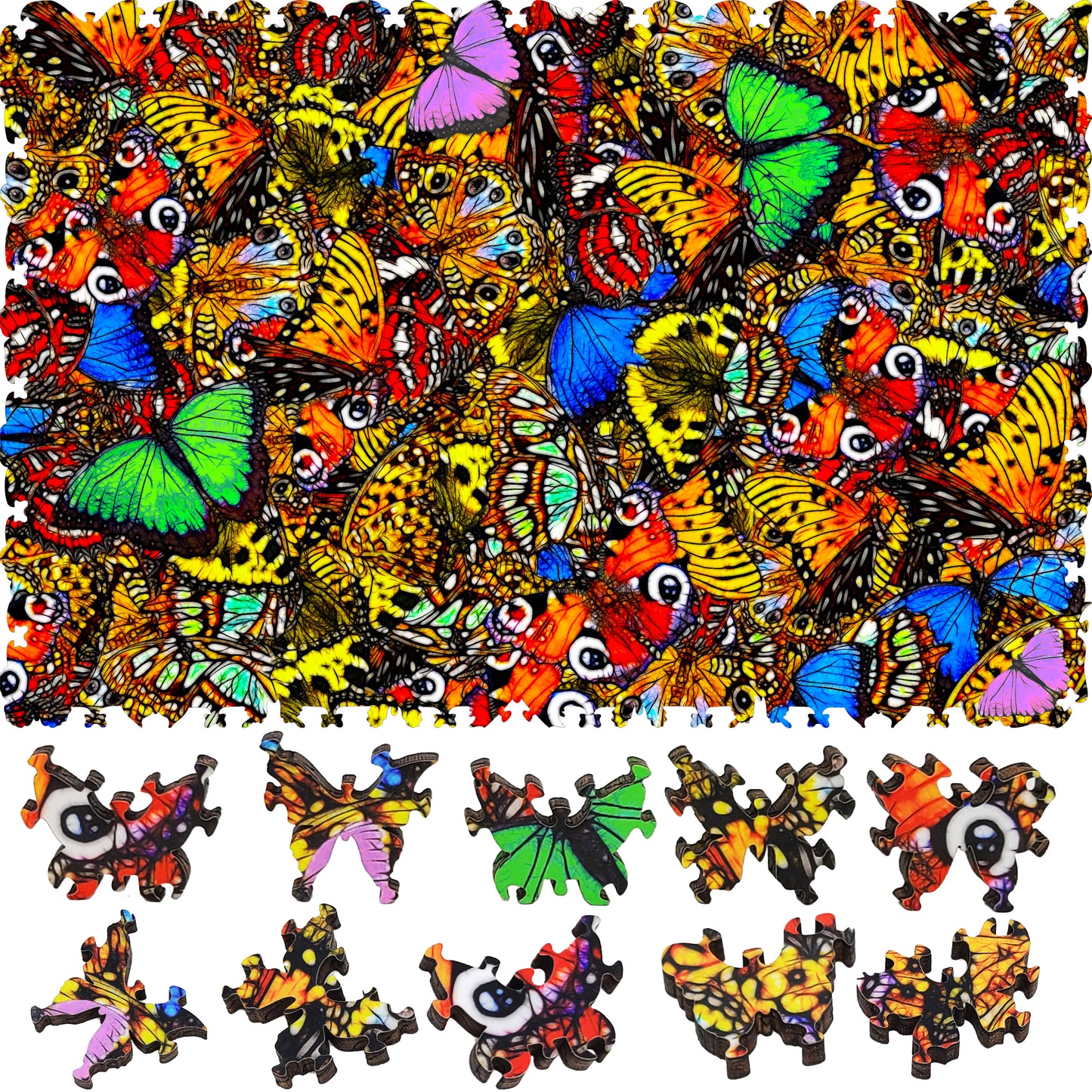 Wooden Jigsaw Puzzles for Adults-Special Shaped-made in USA- 245 Pieces -  Fairy Forest. Summer – FoxSmartBox