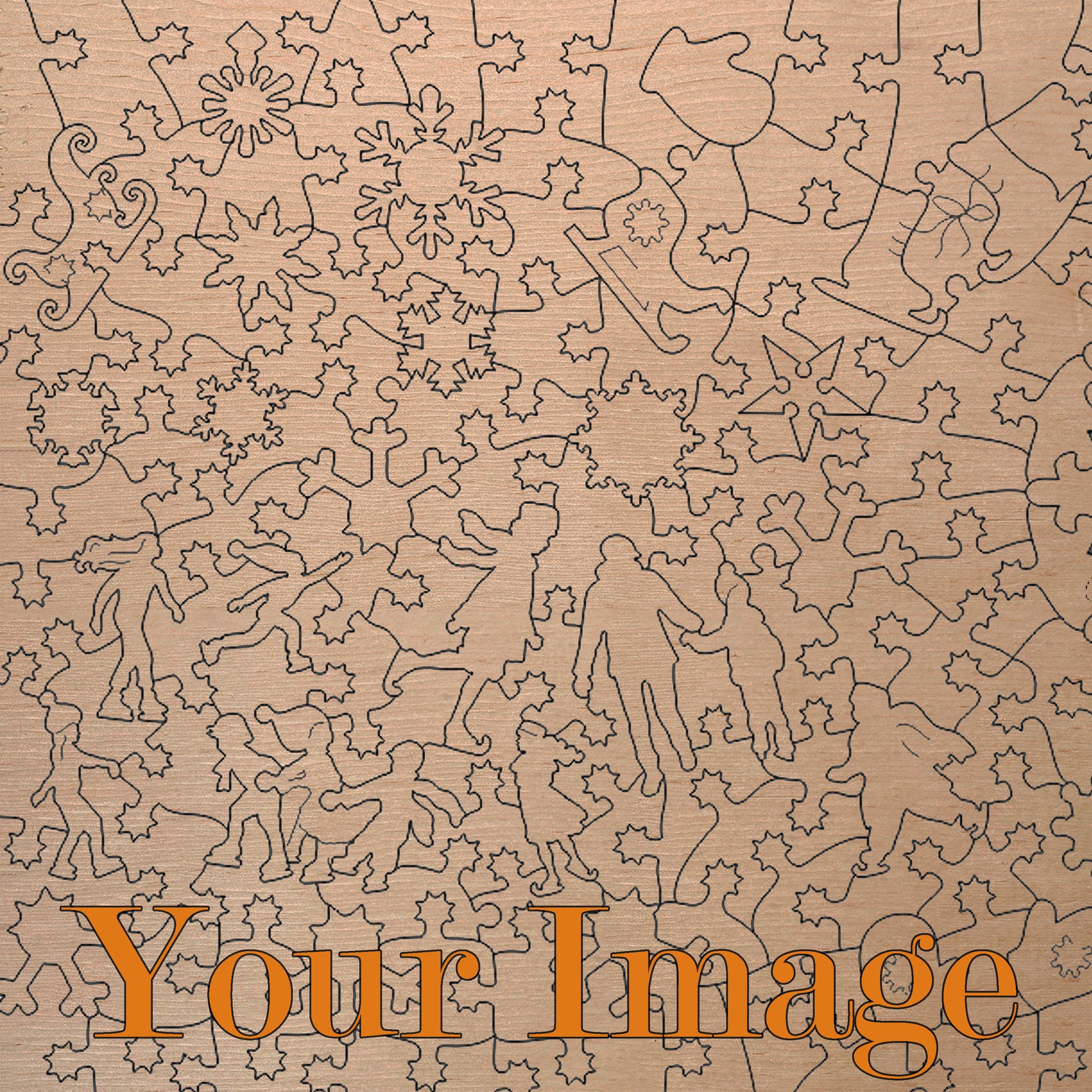 Custom Wooden Jigsaw Puzzle from Your Photo