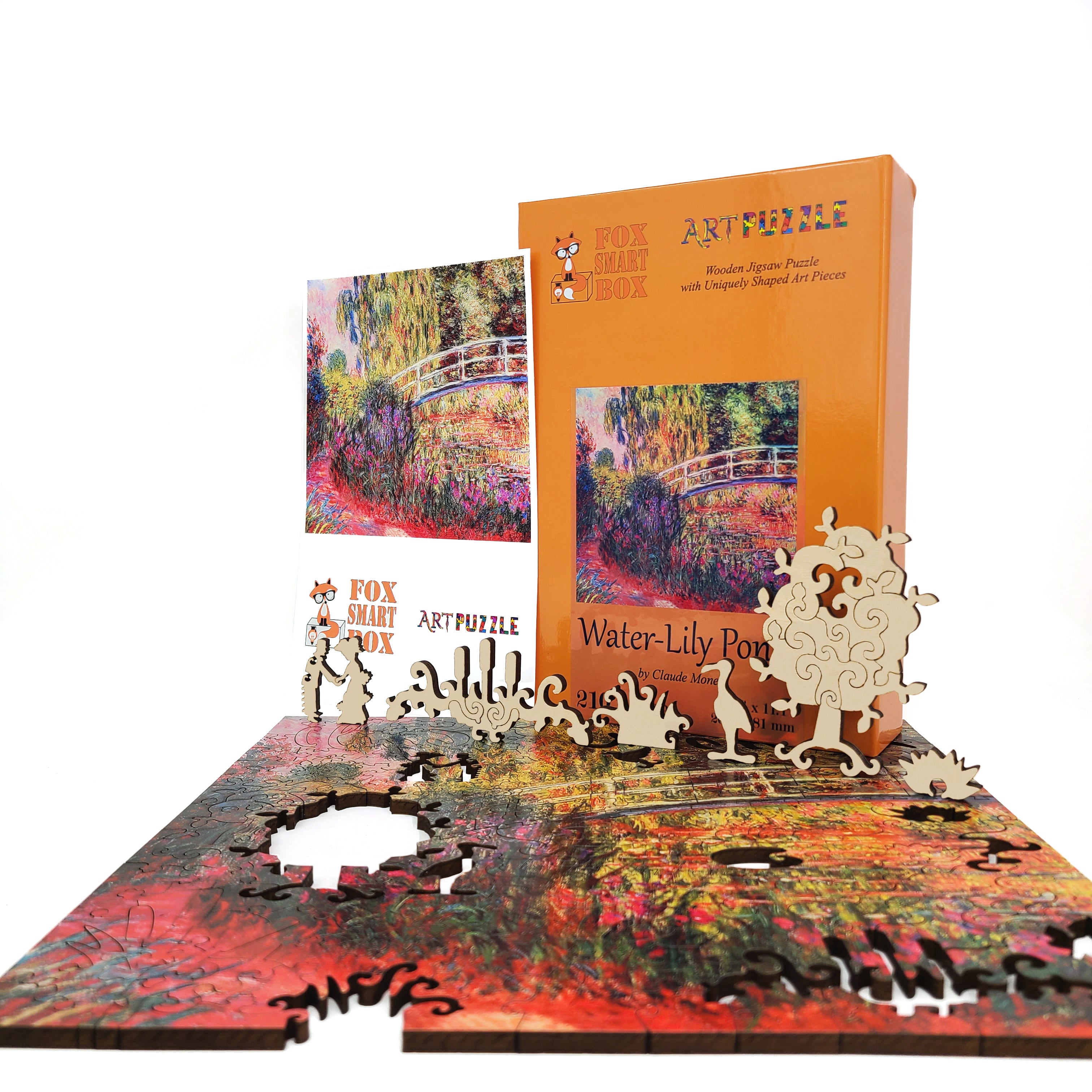 Wooden Jigsaw Puzzle with Uniquely Shaped Pieces for Adults - 210