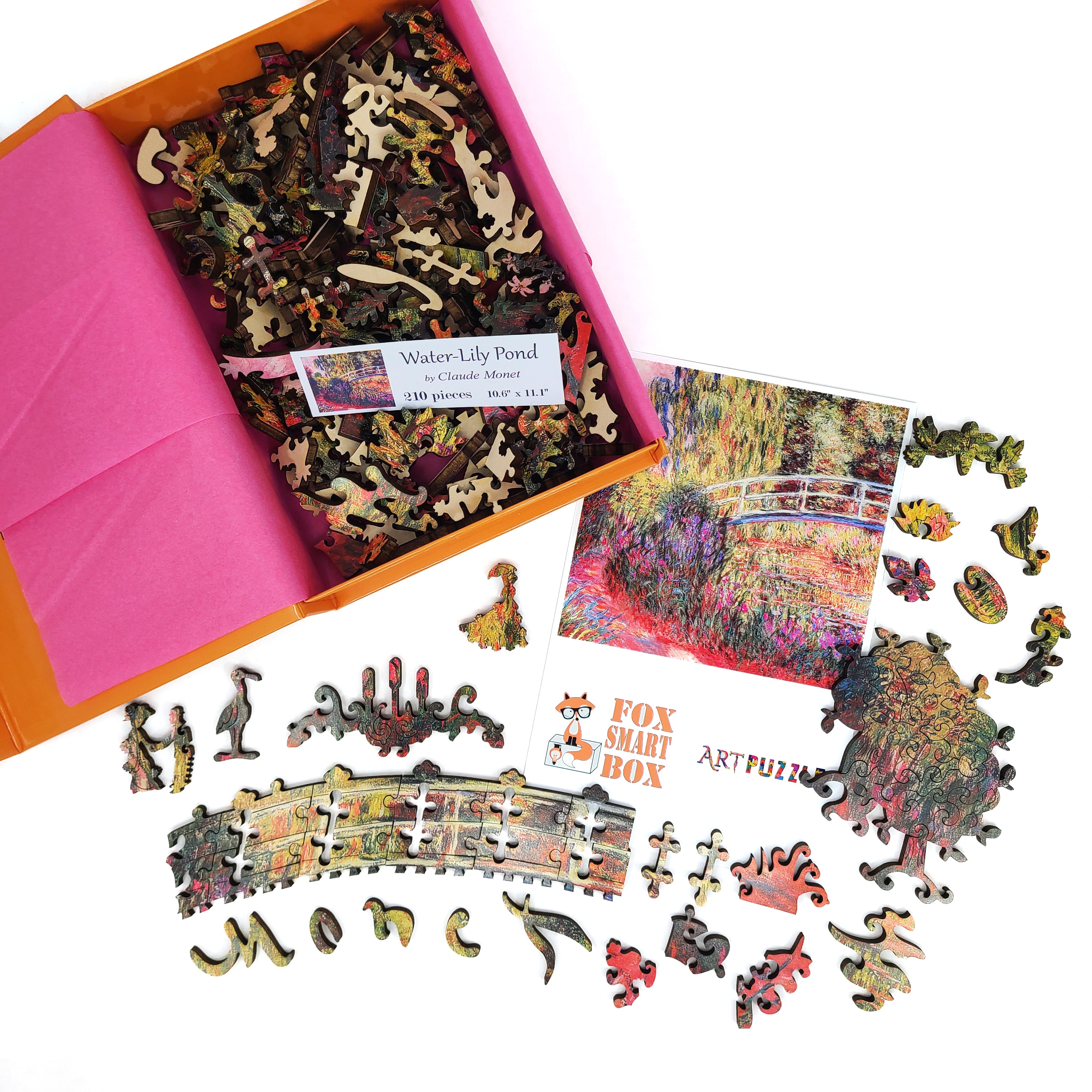 Wooden Jigsaw Puzzle with Uniquely Shaped Pieces for Adults - 210