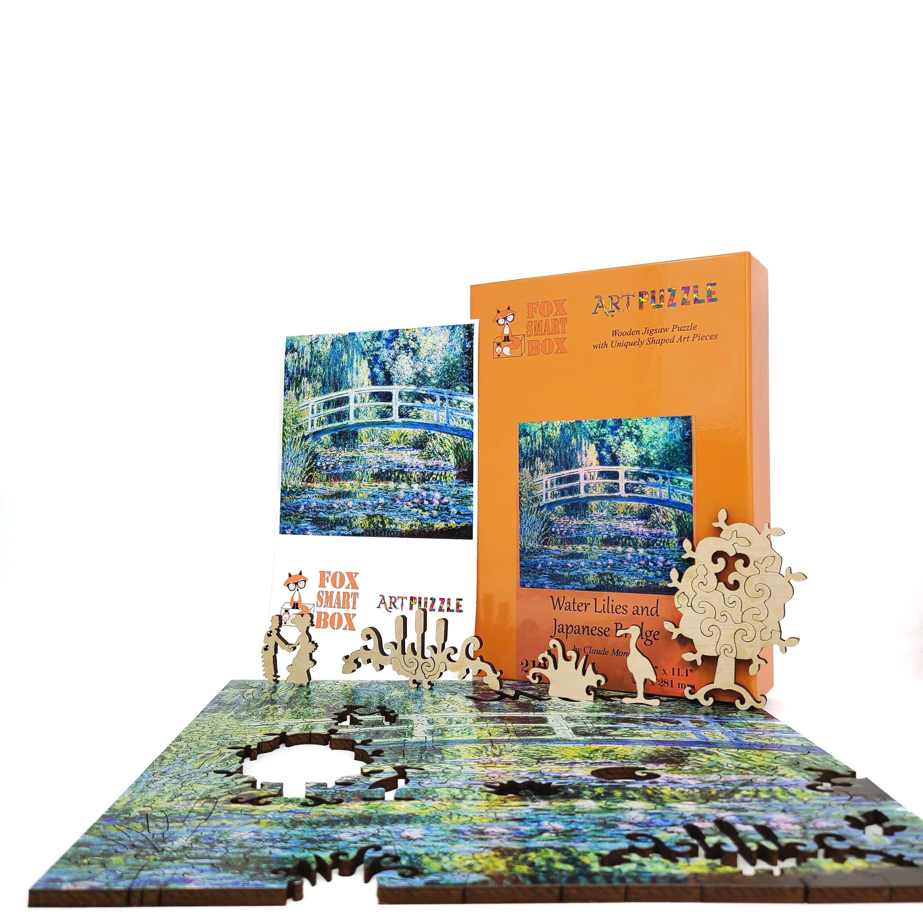 Wooden Jigsaw Puzzle with Uniquely Shaped Pieces for Adults - 210