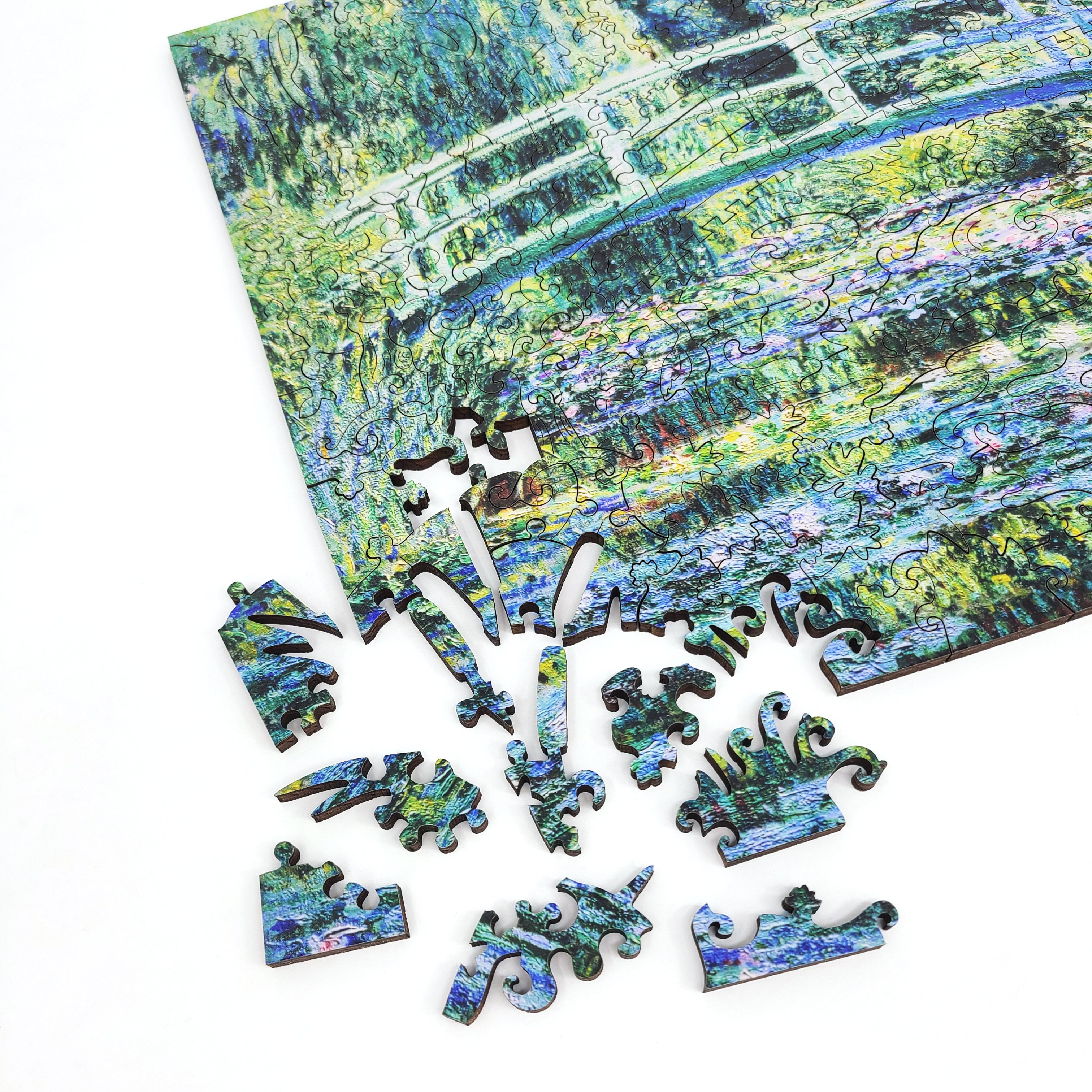 Wooden Jigsaw Puzzle with Uniquely Shaped Pieces for Adults - 210